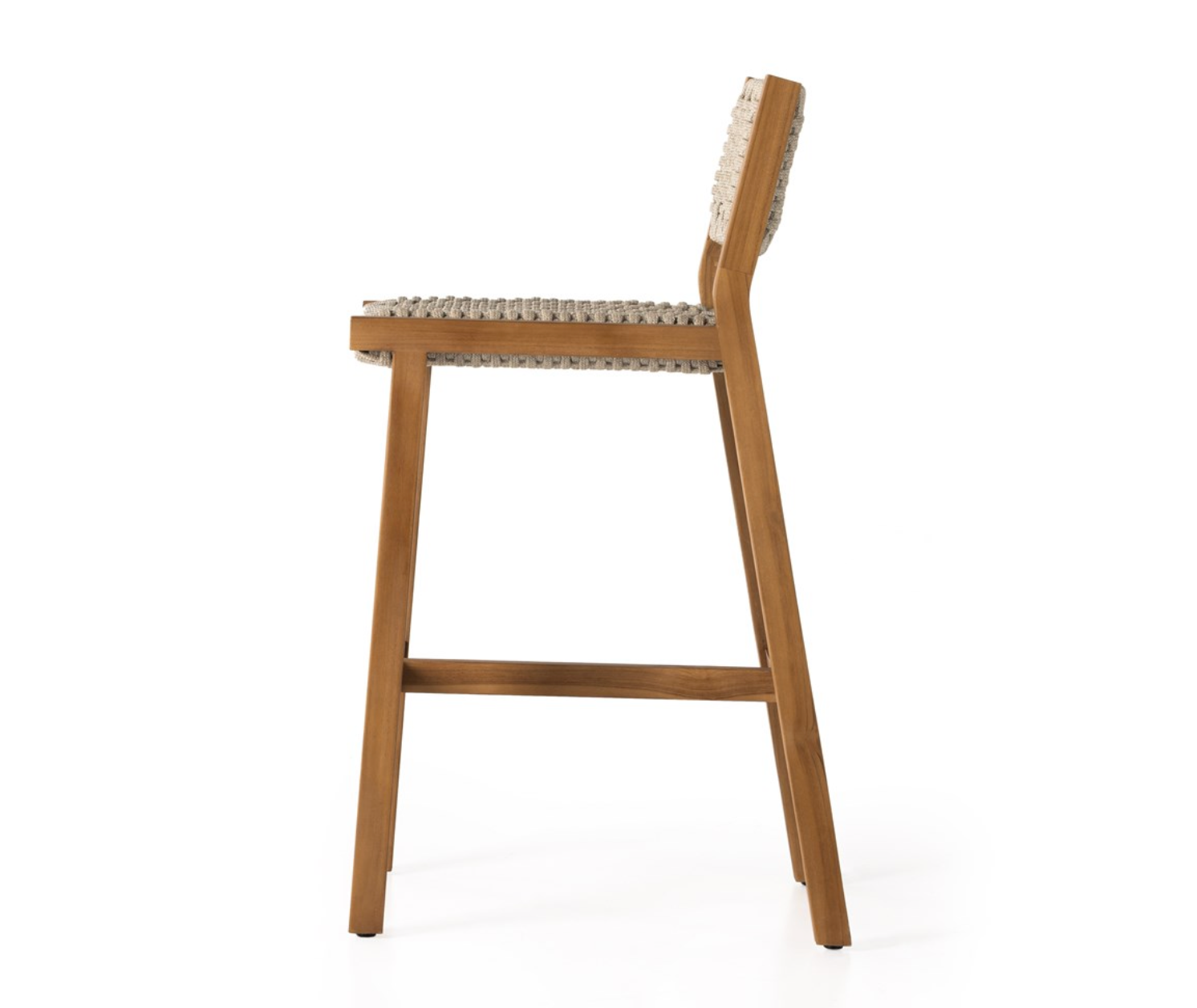 Delaney 20" Teak Outdoor Bar Stool - Natural Teak