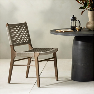 Delmar 21" Outdoor Dining Chair - Washed Brown