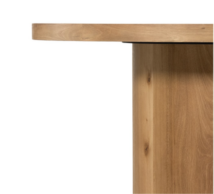 Diego 60" Round Dining Table - Natural Yukas