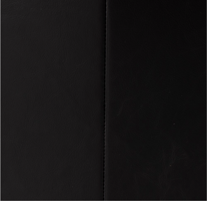 Dillon 62" Top Grain Leather Chaise - Rider Black