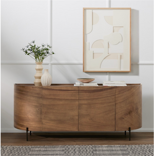 Fletcher 77" Guanacaste Sideboard - Caramel