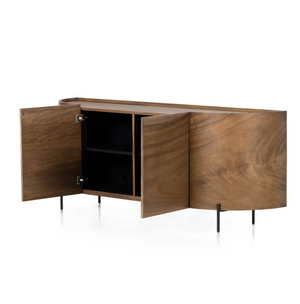 Fletcher 77" Guanacaste Sideboard - Caramel