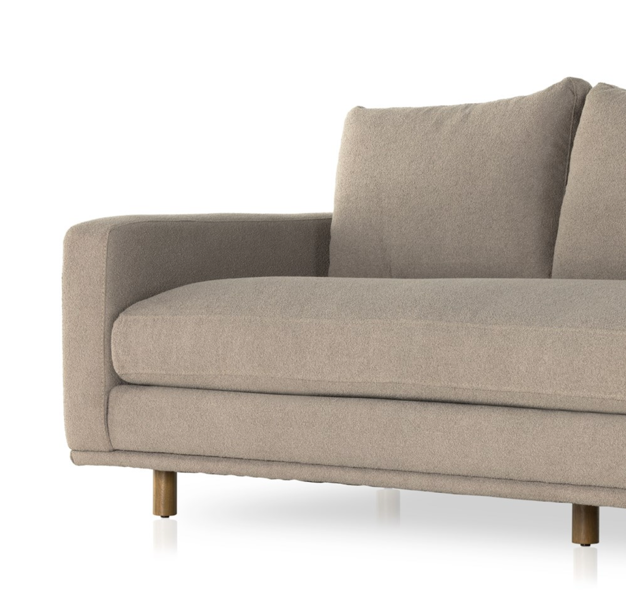 Dominica 85" Bench Seat Sofa - Cobblestone