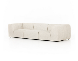 Gwyneth 121" 3 Cushion Outdoor Sofa - Sand