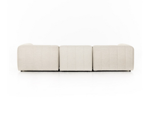 Gwyneth 121" 3 Cushion Outdoor Sofa - Sand