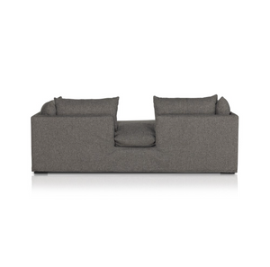 Hayley 88" Chaise - Fallon Charcoal