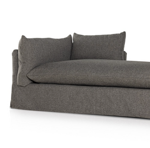 Hayley 88" Chaise - Fallon Charcoal