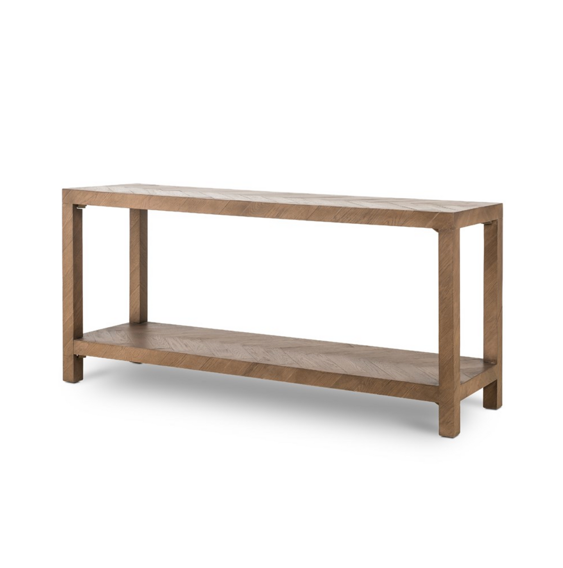 Lamont 71" Oak Console Table - Matte Brown Veneer