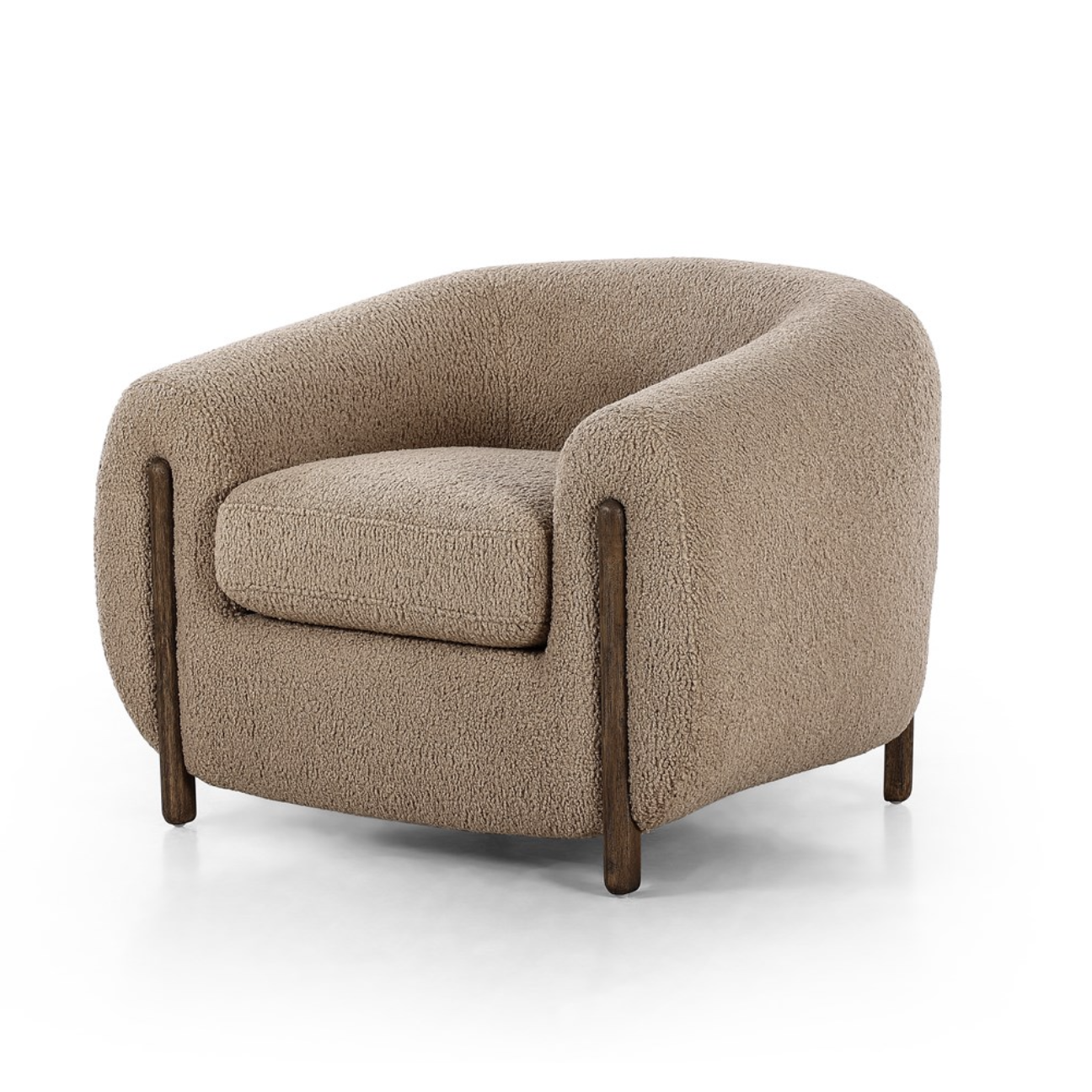 Lyla 38" Tub Chair - Sheepskin Camel