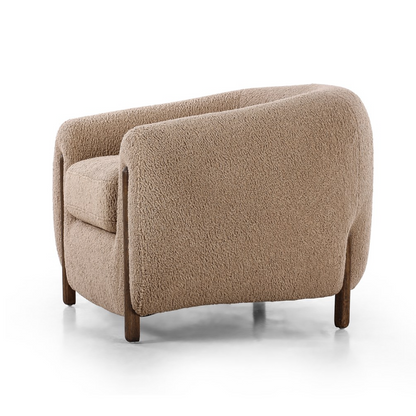 Lyla 38" Tub Chair - Sheepskin Camel