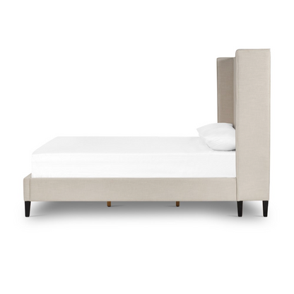 Mason 66" Upholstered Queen Bed - Cambric Ivory