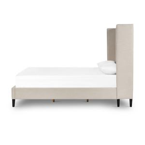 Mason 60" Upholstered Queen Bed - Cambric Ivory