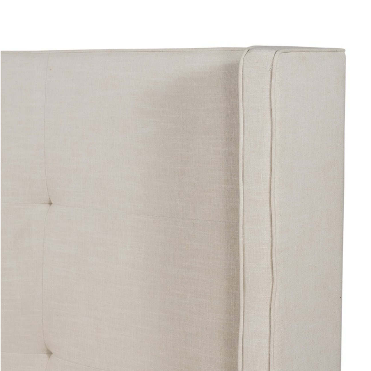 Mason 66" Upholstered Queen Bed - Cambric Ivory