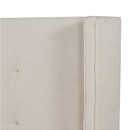 Mason 66" Upholstered Queen Bed - Cambric Ivory