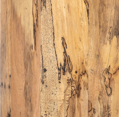 Nolan 20" Round End Table - Spalted Primavera