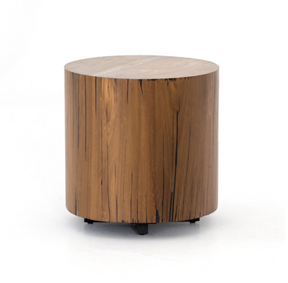 Nolan 20" Round End Table - Natural Yukas