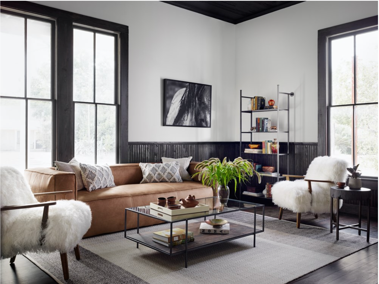 Nolan 99" Top Grain Leather Reverse Stich Sofa - Washed Sand