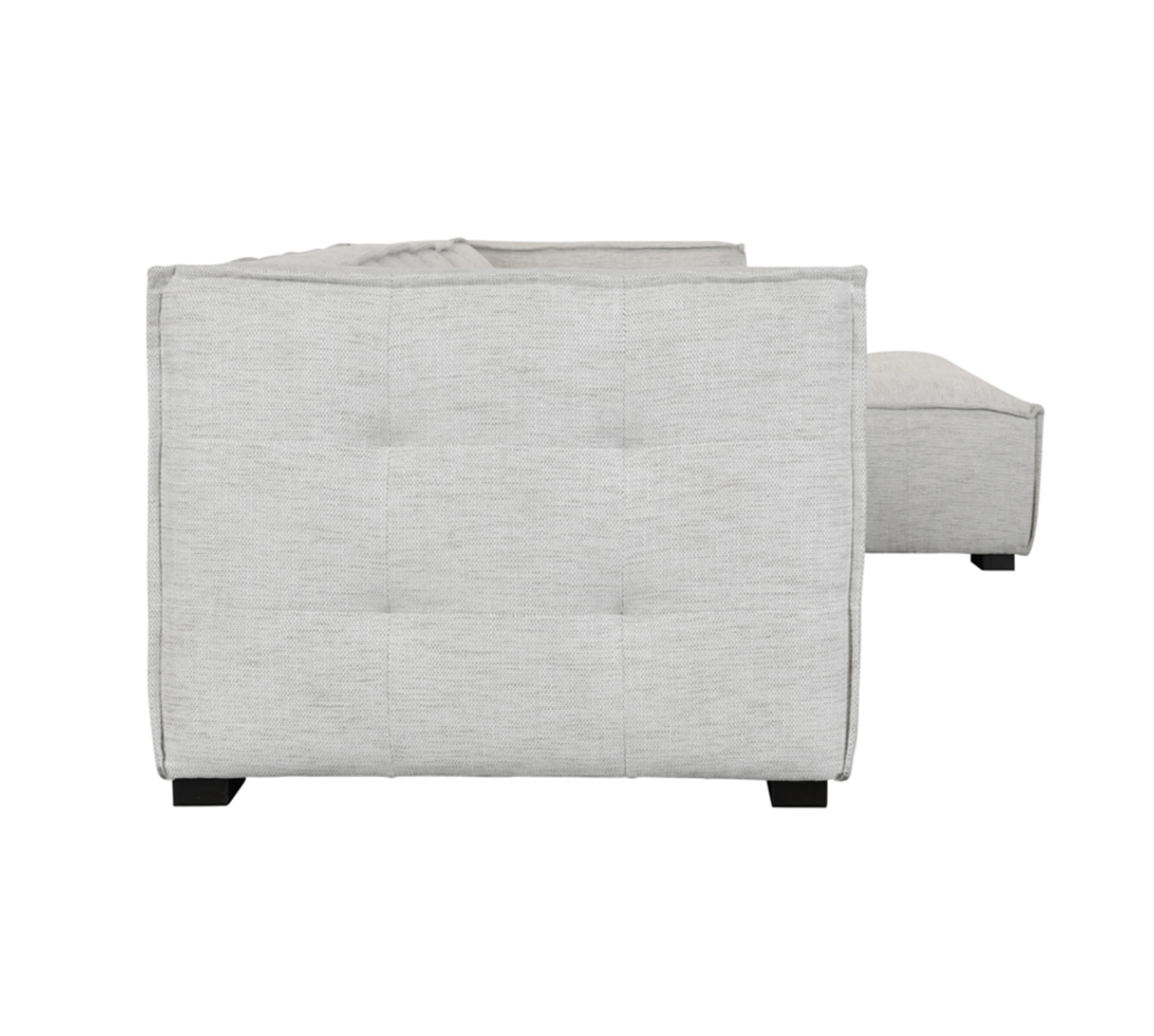 Anastasia 125" Sectional w/Right Arm Facing Chaise -Beige