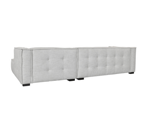 Anastasia 125" Sectional w/Right Arm Facing Chaise -Beige
