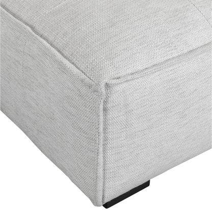 Anastasia 125" Sectional w/Right Arm Facing Chaise -Beige