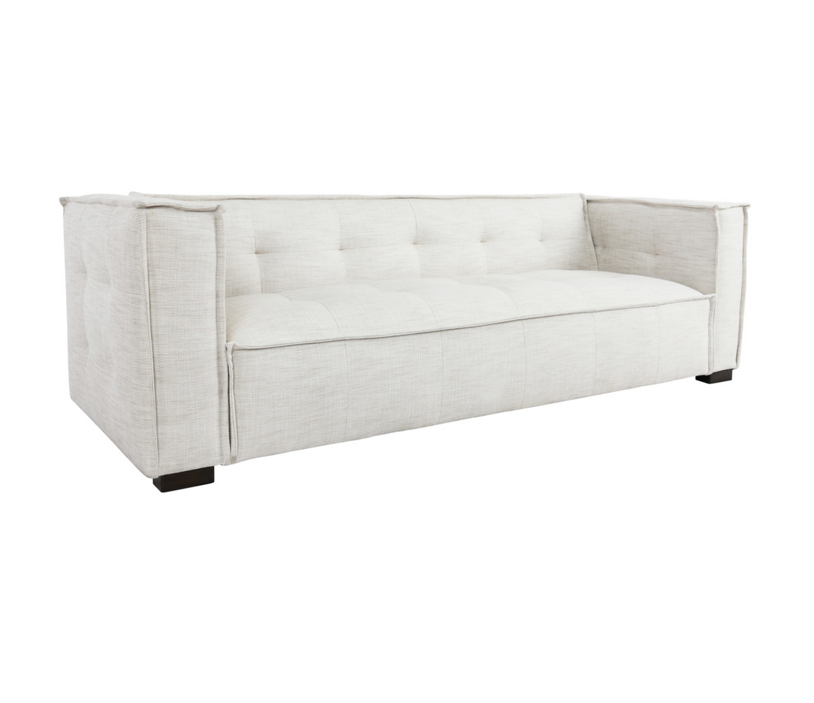 Ellie 98" Tufted Sofa  - Beige