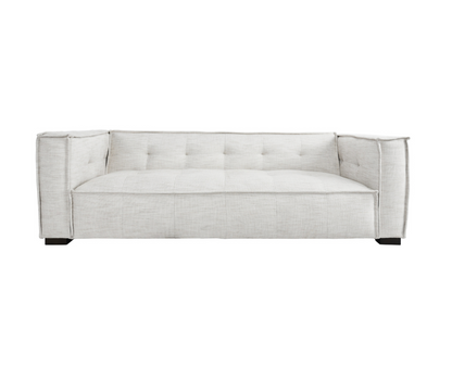 Ellie 98" Tufted Sofa  - Beige