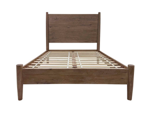 Fernando Oak Queen Bed - Warm Natural