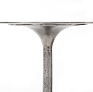 Simeon 36" Bar Table - Antique Nickel