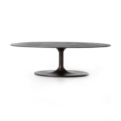 Simeon Oval Coffee Table - Antique Rust