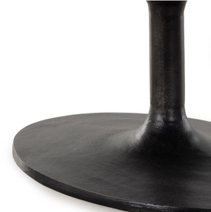 Simeon Oval Coffee Table - Black