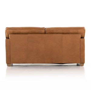Lawrence 72" Top Grain Leather Sofa - Heritage Camel