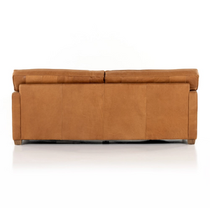 Lawrence 88" Top Grain Leather Sofa - Heritage Camel