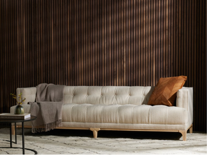 Dillen 91" Tufted Sofa - Taupe