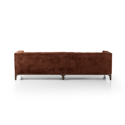 Dillon 91" Tufted Sofa - Auburn Velvet