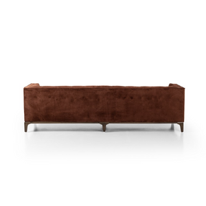 Dillen 91" Tufted Sofa - Auburn