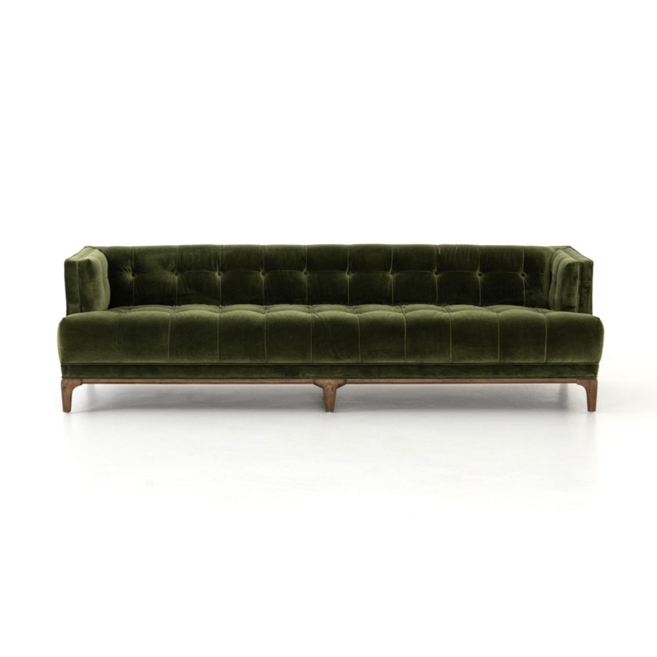 Dillen 91" Tufted Sofa - Olive