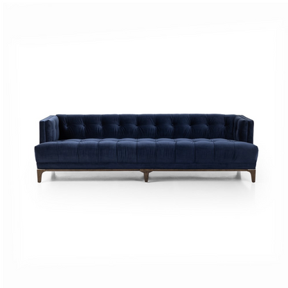 Dillen 91" Tufted Sofa - Navy