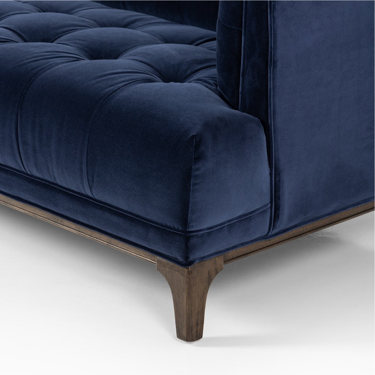 Dillen 91" Tufted Sofa - Navy