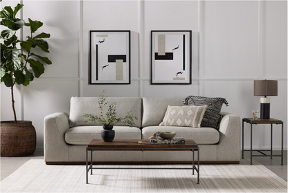 Colten 98" 2 Cushion Sofa - Silver