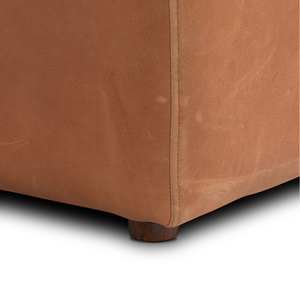 Stephan 3 Piece Top Grain Leather Sectional - Butterscotch