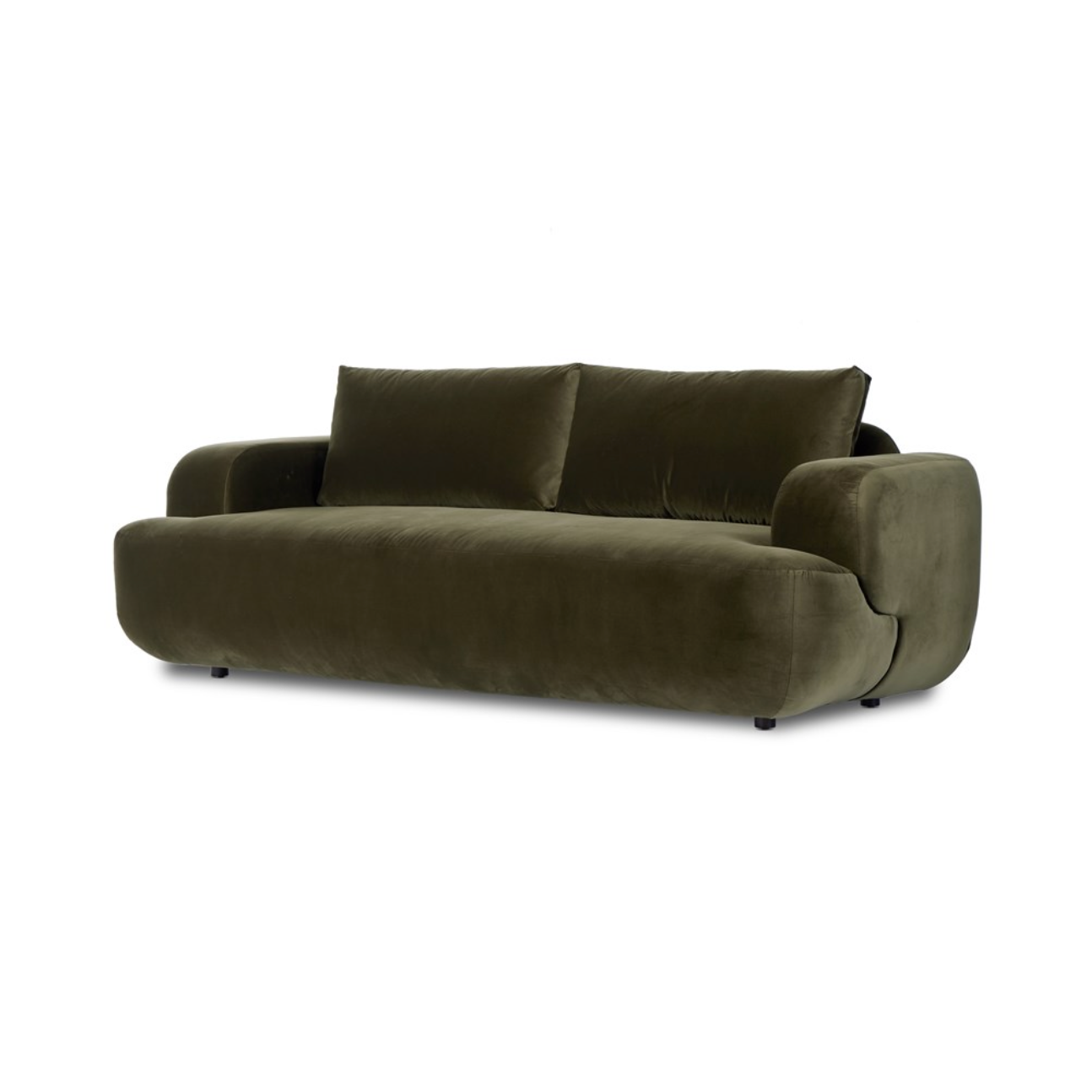 Benito 90" Bench Cushion Sofa - Olive