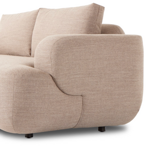 Benito 90" Bench Cushion Sofa - Fawn