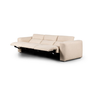 Riley 3 Cushion Power Reclining Sofa - Performance Natural