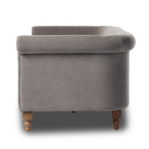 Braxton 86" Bench Cushion Curved Sofa - Bark