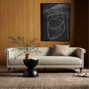 Braxton 86" Bench Cushion Sofa - Bergamo Canvas