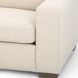 Manassas 86" Bench Seat Sofa - Thames Cream