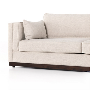 Lorene 108" 2 Cushion Sofa - Performance Pebble