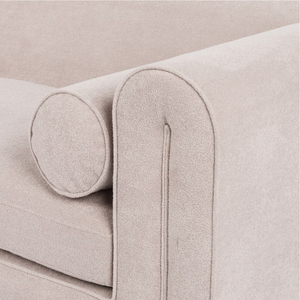 Maxwell 94" 2 Cushion Sofa - Nickel