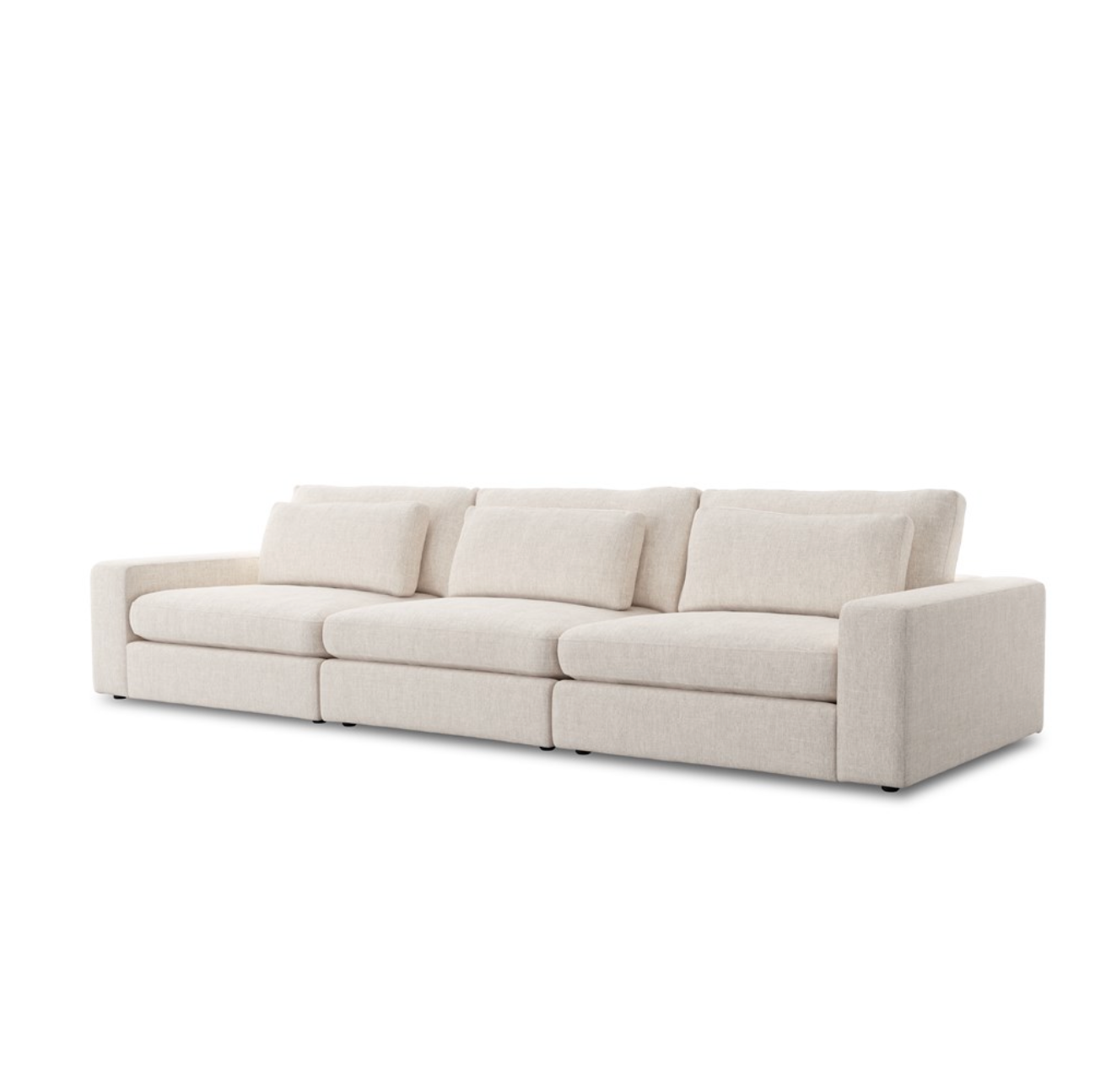Branson 131" 3 Cushion Modular Sectional - Natural