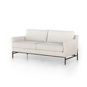 Samantha 74" 2 Cushion Sofa - Iron + Performance Natural